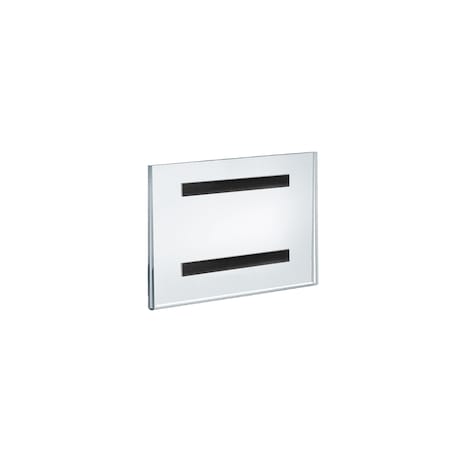 Azar Displays 8.5"W x 5.5"H Sign Holder w/ Magnetic Strips, PK10 129930